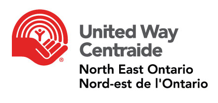 United Way / Centraide Logo for North East Ontario, Nord-est de l'Ontario.